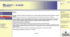 Desktop Screenshot of magnet-prodej.cz
